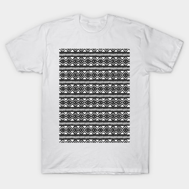 Tribal Pattern T-Shirt by kookiepixel